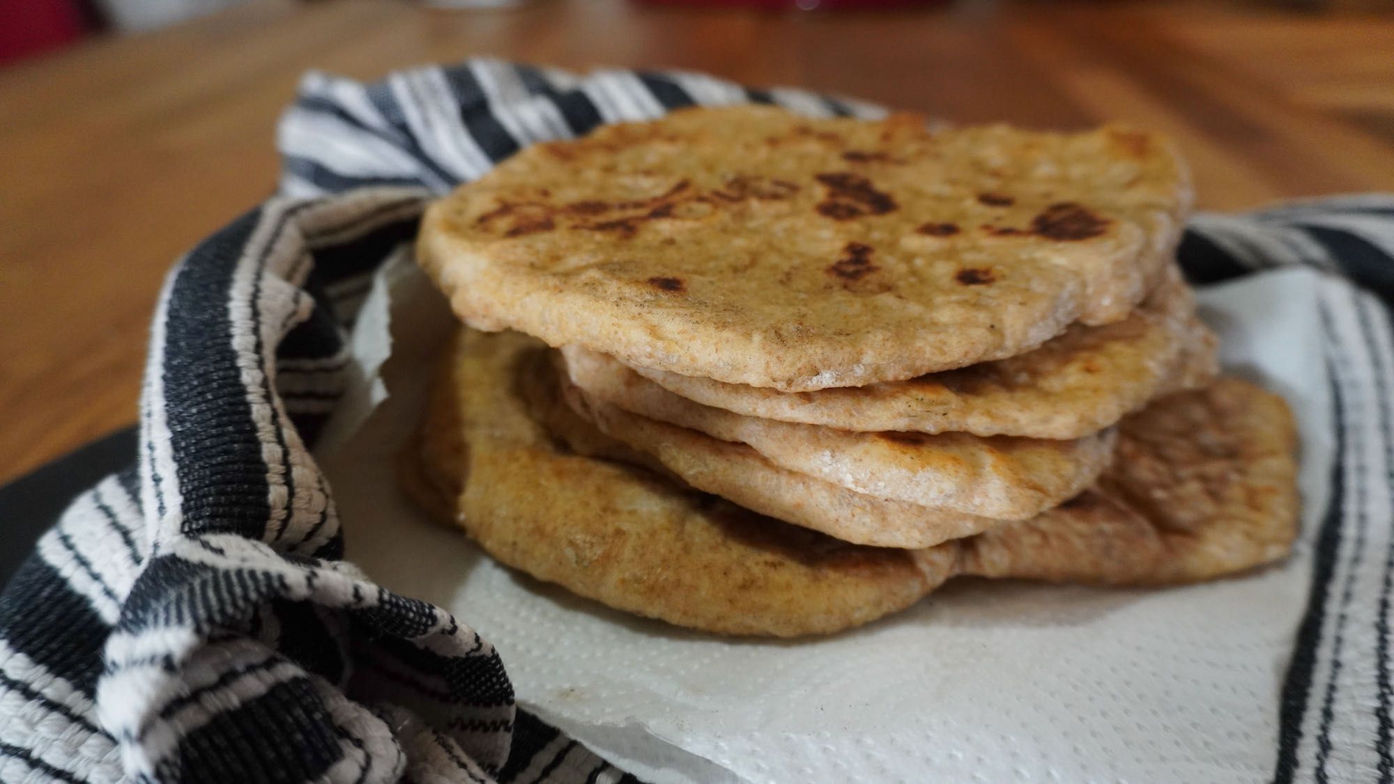 How to Make Soft Spelt Pita bread no oven