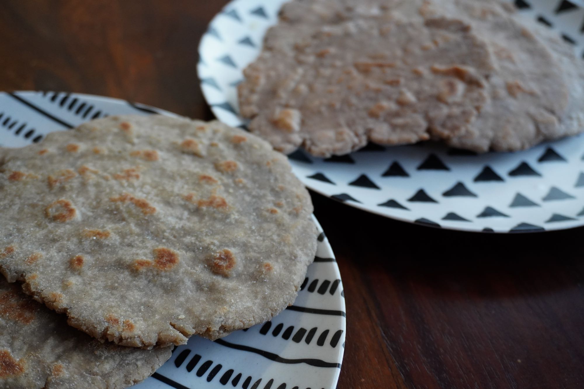 Buckwheat flatbread 3 ingredients 2 ways