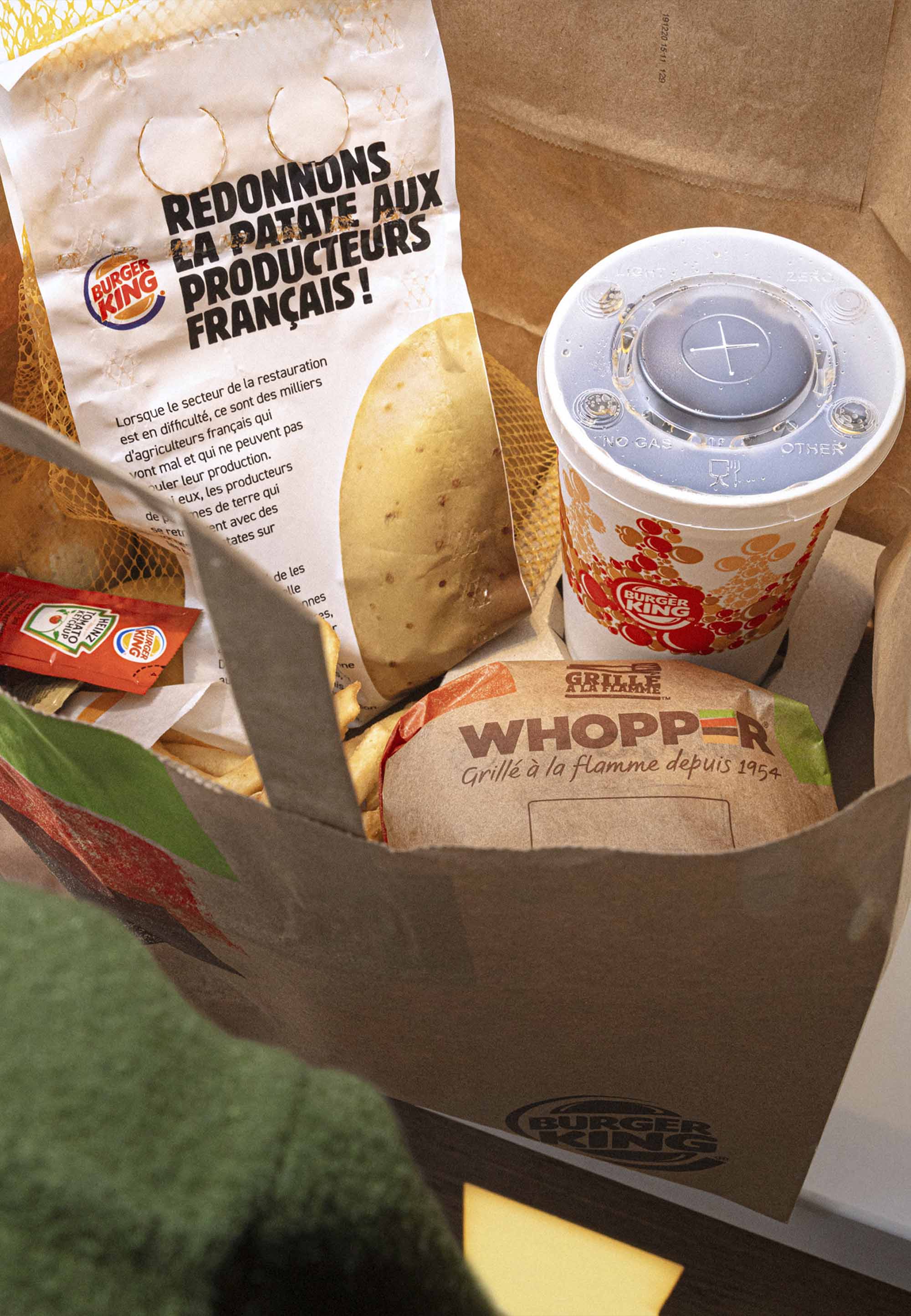 Burger King is giving away bags of potatoes to go with customers' burgers and fries Ad Age