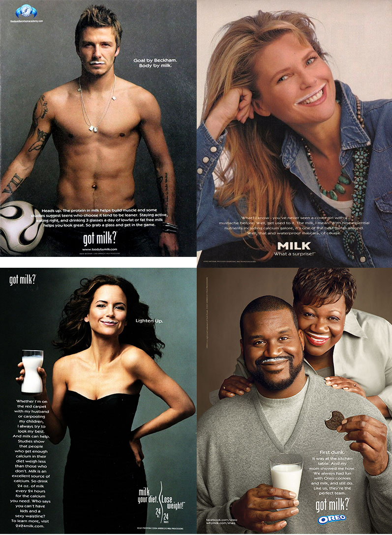 Silk’s Nextmilk made its own milkmustache ads—with kids of the celebs