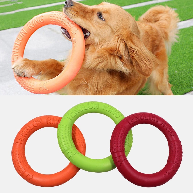 Flying Discs Toys for Dog Training Ecofriendly Rubber
