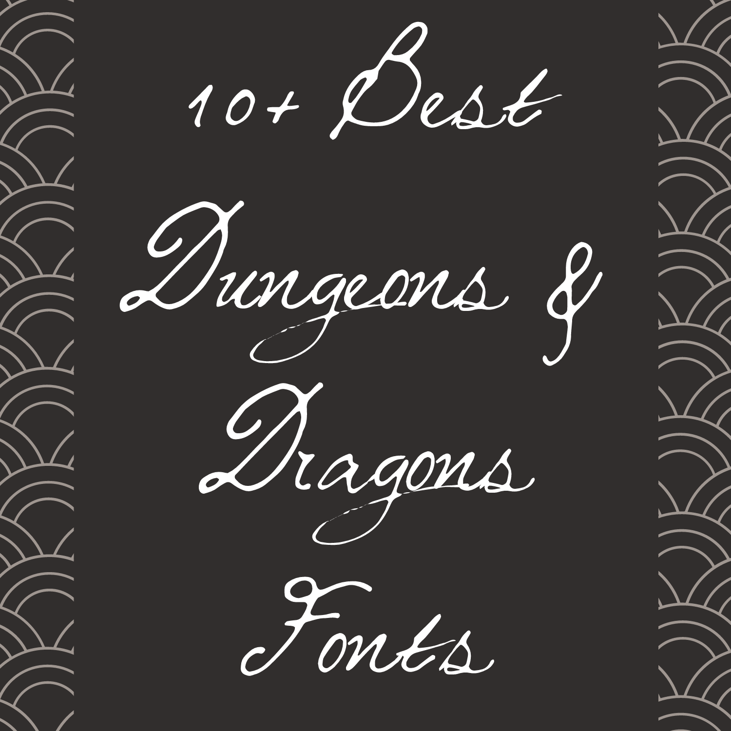 10+ Best Dungeons and Dragons Font Options & Clipart Website Tips and