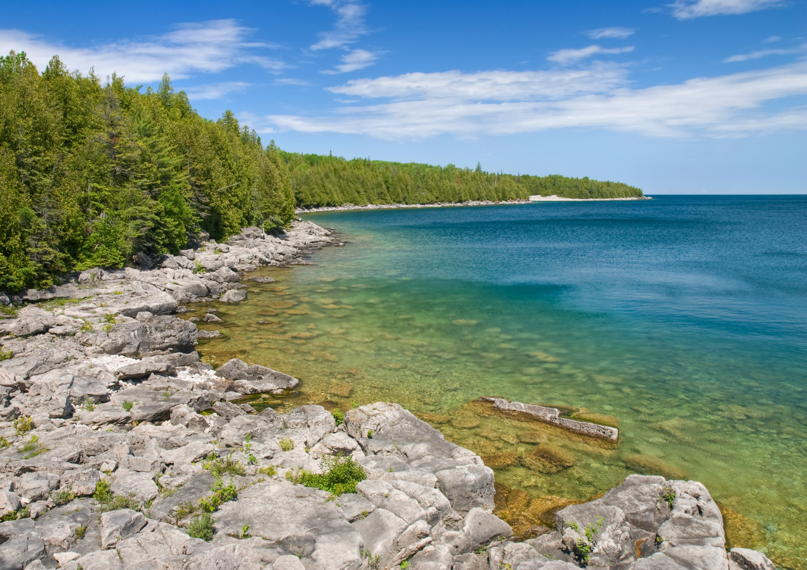 Lake Huron, Michigan's Stone Beaches