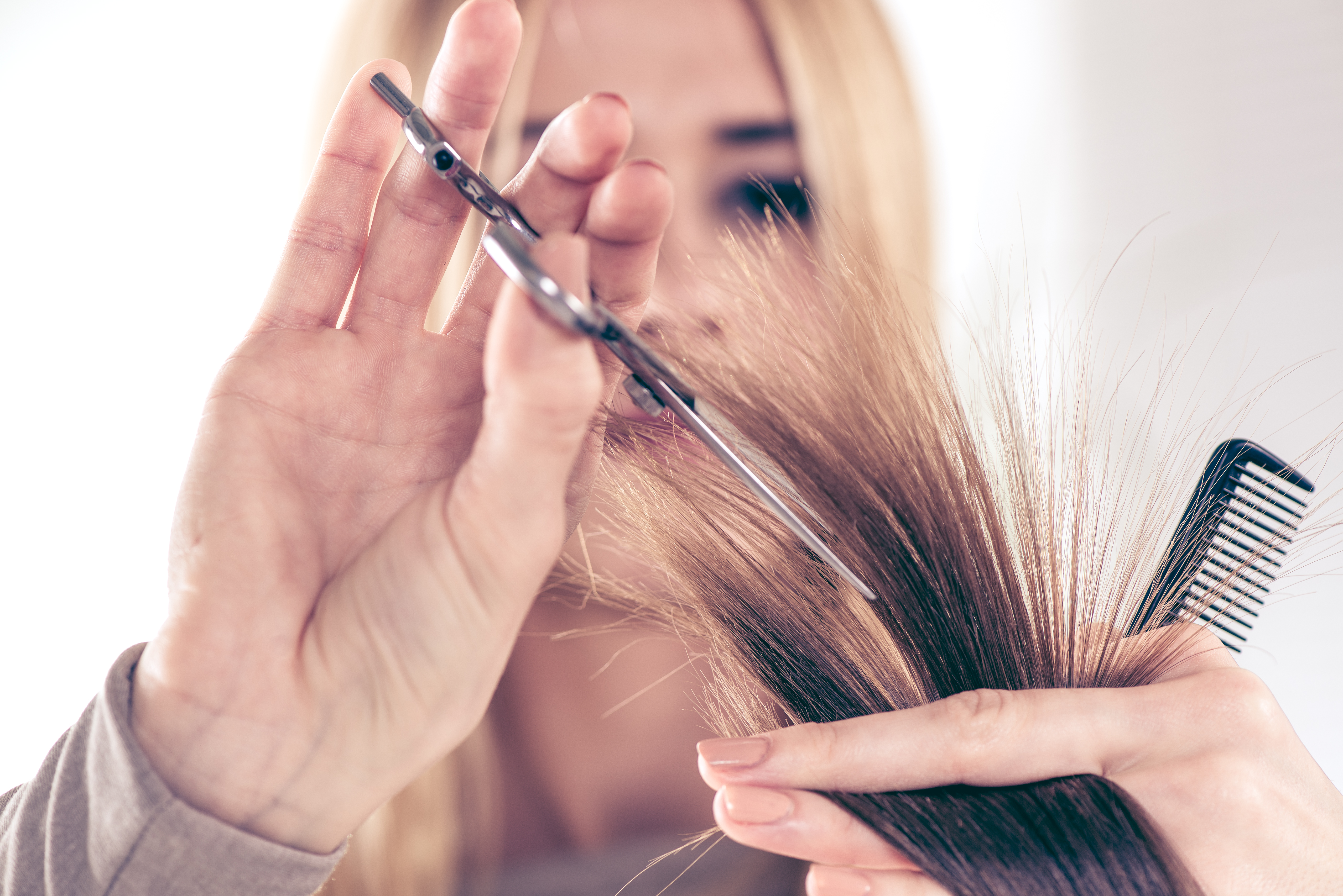 How To Thin Your Own Hair With Thinning Shears