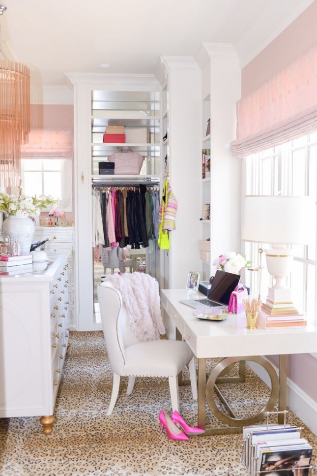 Awasome Walk In Closet Office For Small Space