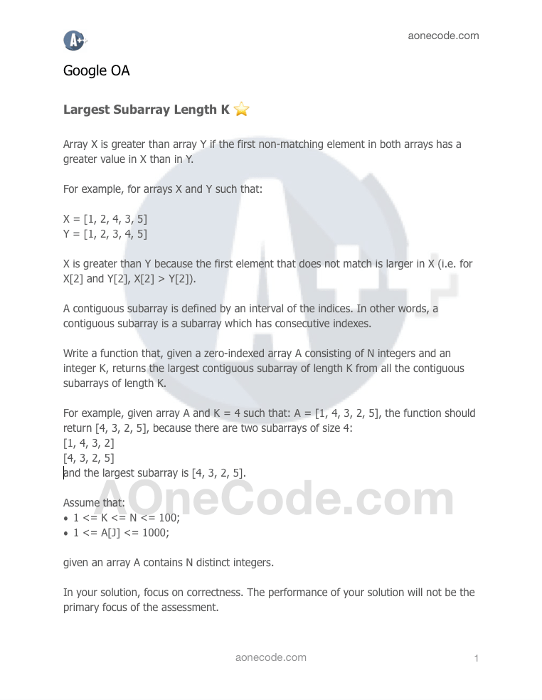 Google Online Assessment Questions