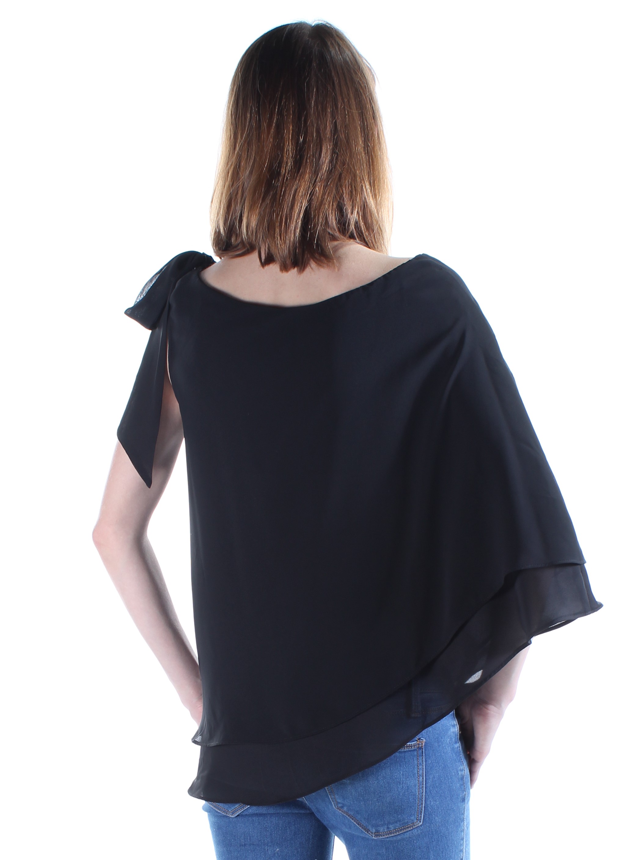 INC 70 Womens New 1036 Black Sleeveless Boat Neck Casual