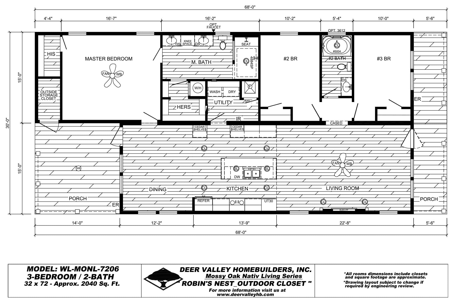 Mossy Oak Nativ Living Series Deer Valley Homebuilders