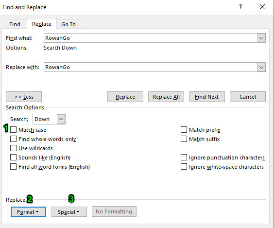 Find and Replace | Computer Applications for Managers