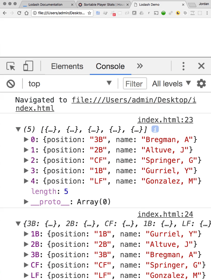 Popular Lodash Functions keyBy, reduce, and random