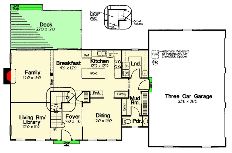 Classic Center Hall Colonial 11334G Architectural Designs House Plans