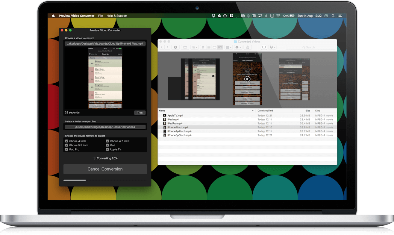 Preview Video Converter macOS App