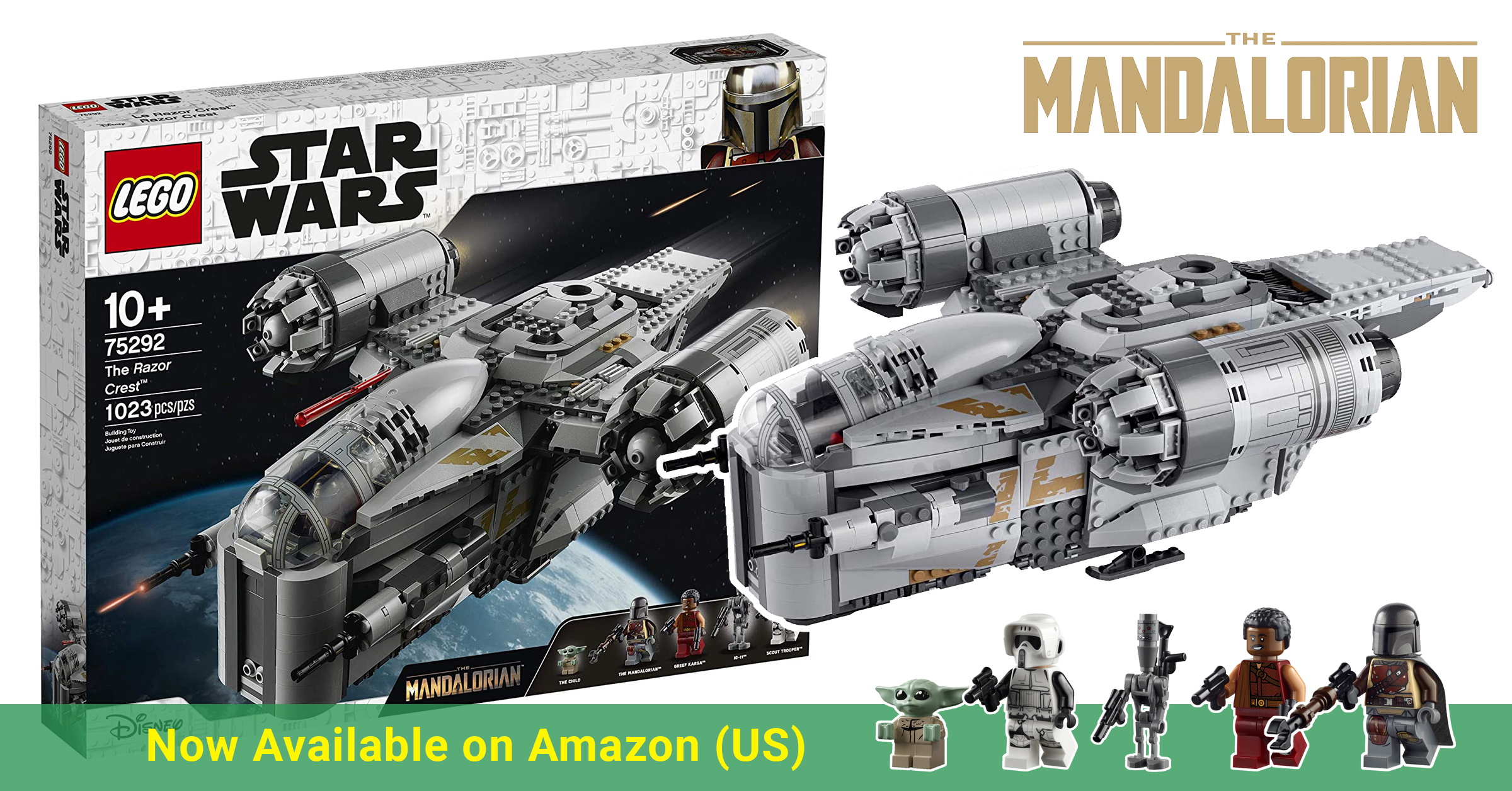 LEGO 75292 Razor Crest from The Mandalorian is back in stock on Amazon