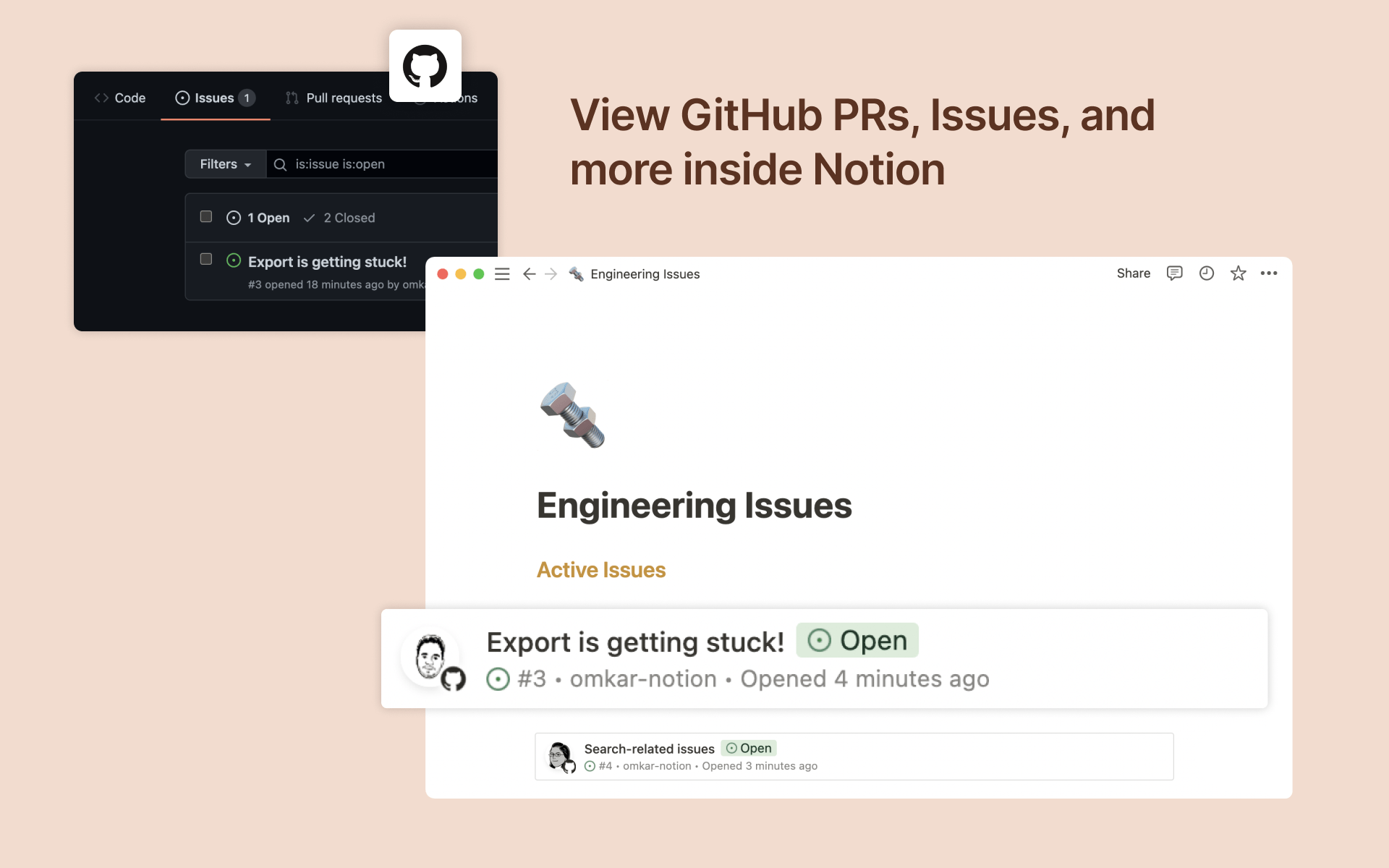 GitHub Integrations Connect Your Apps with Notion