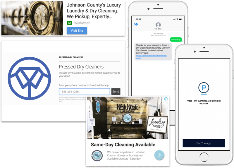 iOS Android  Apps for Laundry & Dry Cleaning Starchup