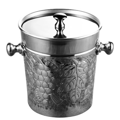 Grape Ice Bucket Barware Wedding Favors Silver Wedding Favors