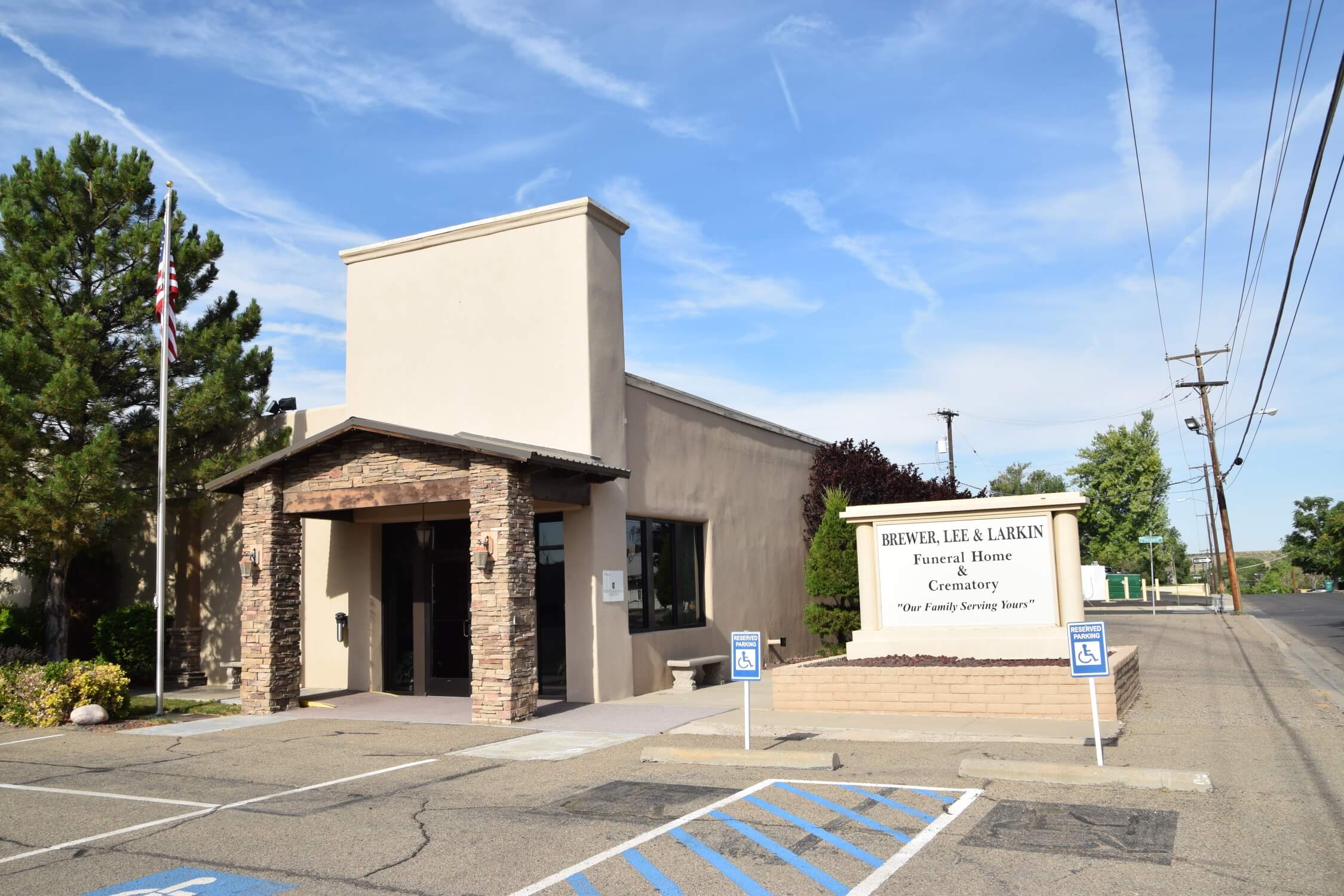 Our Location Brewer Lee & Larkin Funeral Home Farmington NM funeral