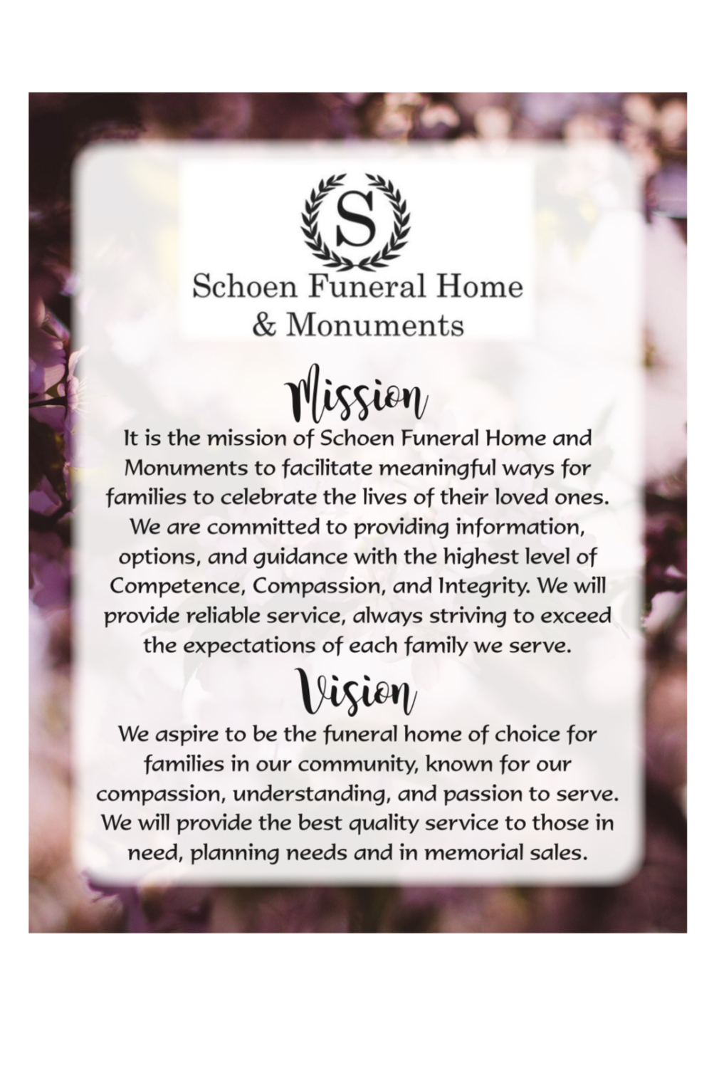Schoen Funeral Home Beloit KS funeral home and cremation Downs KS
