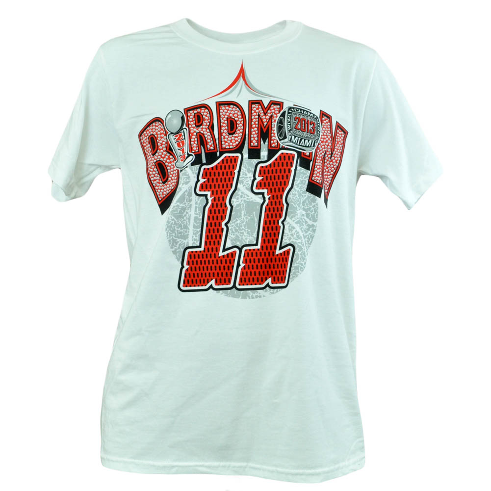 Miami Heat NBA Chris Birdman Anderson 11 2013 Champion Finals Tshirt