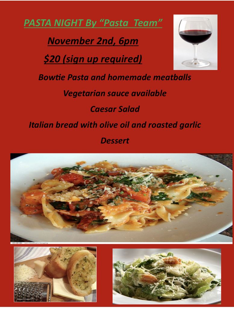 Pasta Team's Bowtie Pasta w/ Meatballs 20 Events Solomons Island