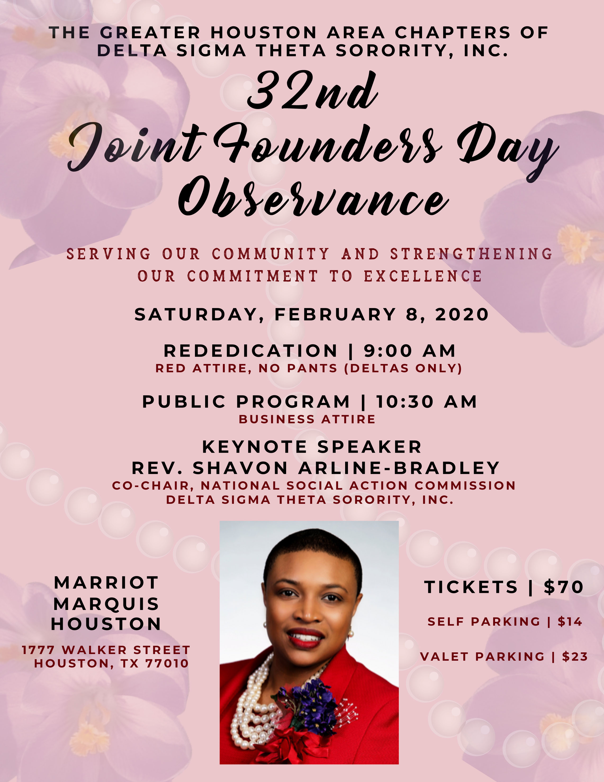 32nd Joint Founders Day Observance Events Houston Metropolitan