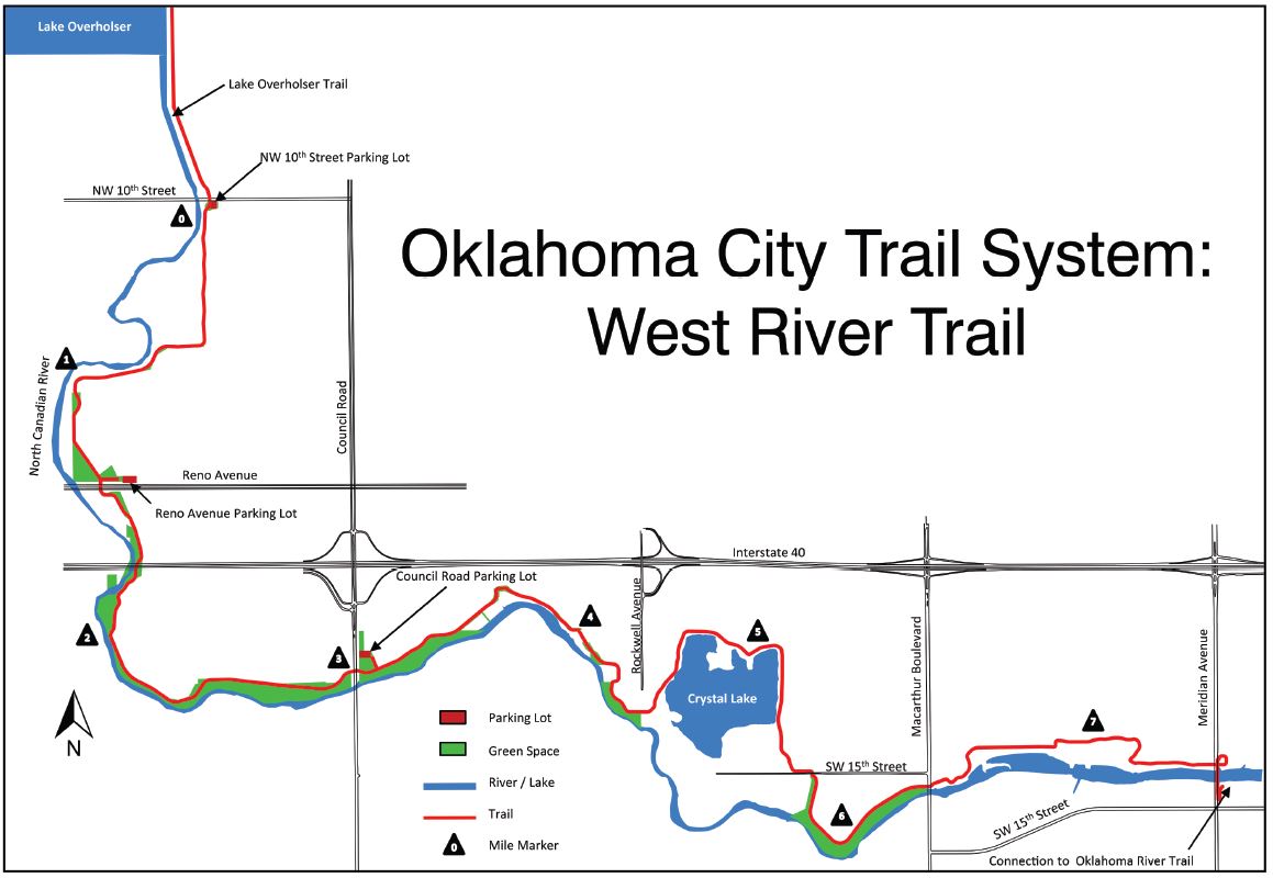 RidesWest River Trail Oklahoma Bicycle Society