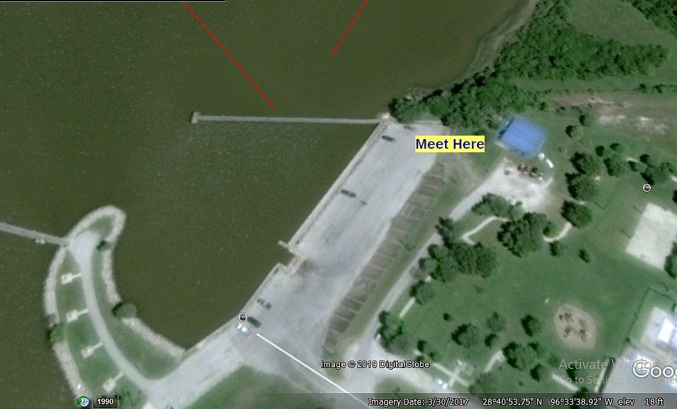 Cancelled 7.6 Miles Lavaca River; Regroup at Lake Texana Campgroud