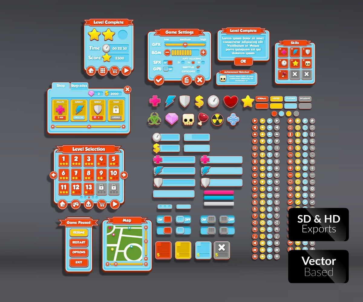 Super Sprite Bundle 1 Game Art Partners