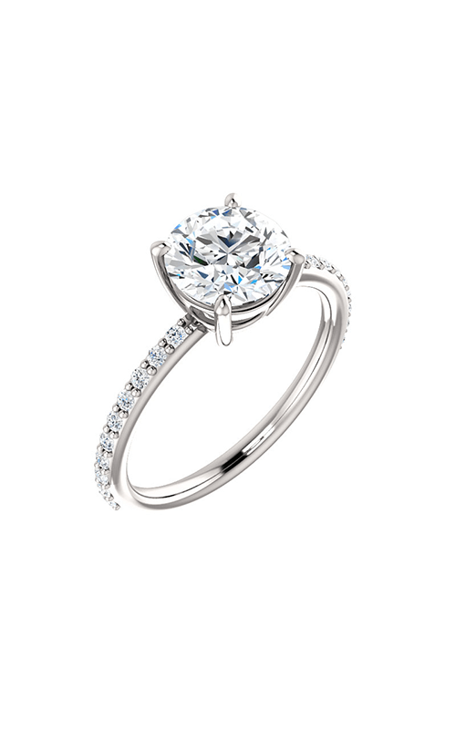Stuller Sidestone Engagement Ring 71638 NEFJ
