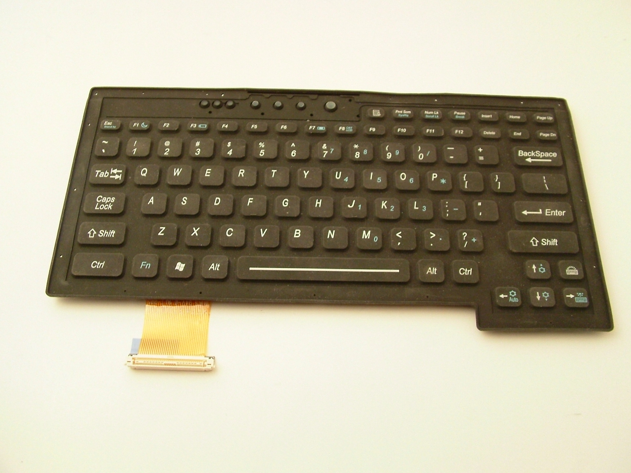 Dell OEM Latitude D630 XFR Backlit Keyboard C917C Black Rubber Warranty