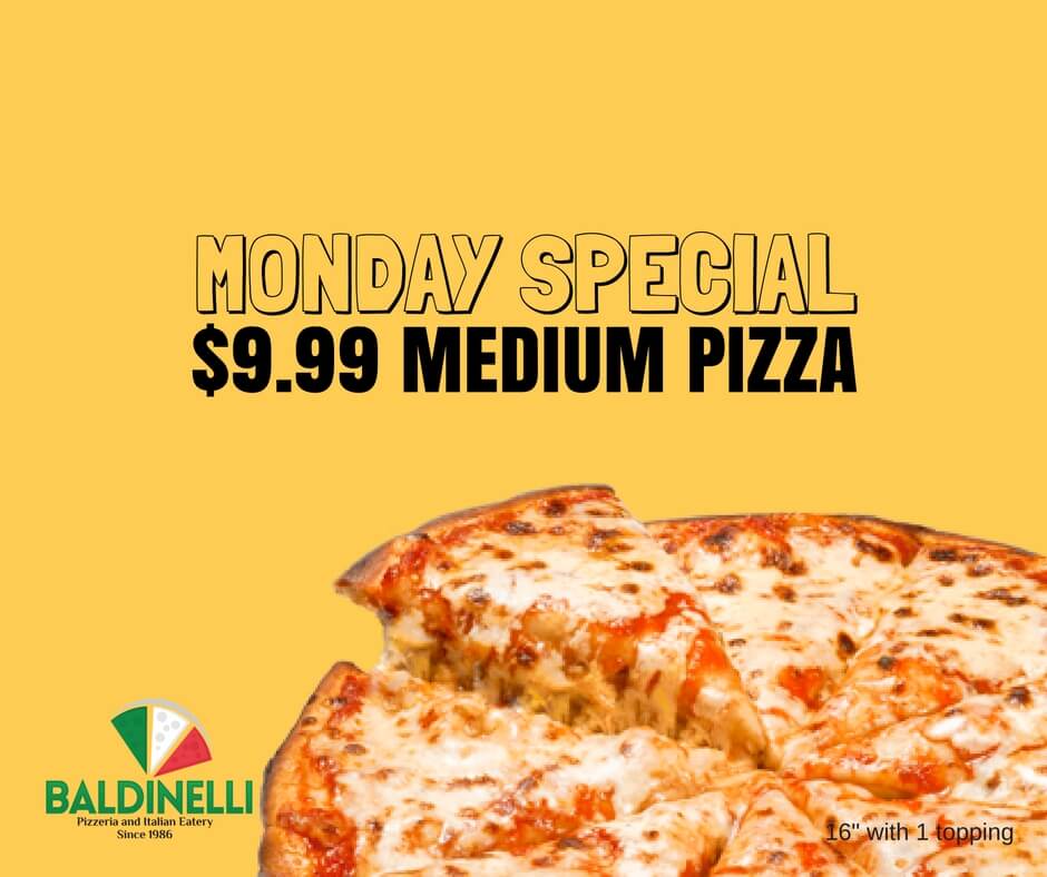 Order Online! Baldinelli Pizza Hinsdale Open Dining