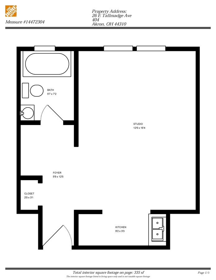 26 E. Tallmadge Ave. 205, Akron, OH 44310 HPM Property Management