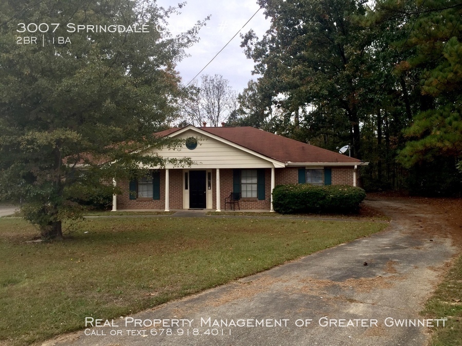 3007 Springdale Court A, Snellville, GA 30078 Real Property