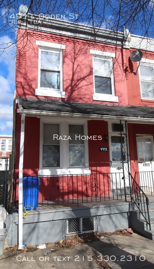 4911 Ogden St, Philadelphia, PA 19139 Raza Homes