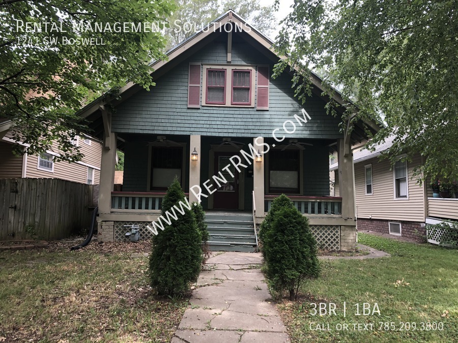 1241 SW Boswell, Topeka, KS 66604 Rental Management Solutions