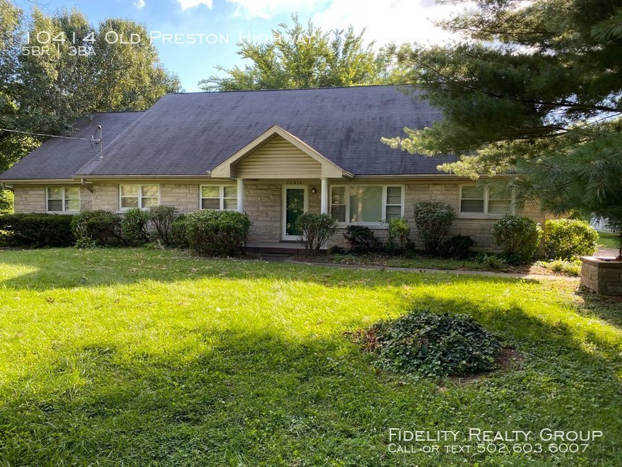 10414 Old Preston Highway, louisville, KY 40229 Fidelity Realty Group