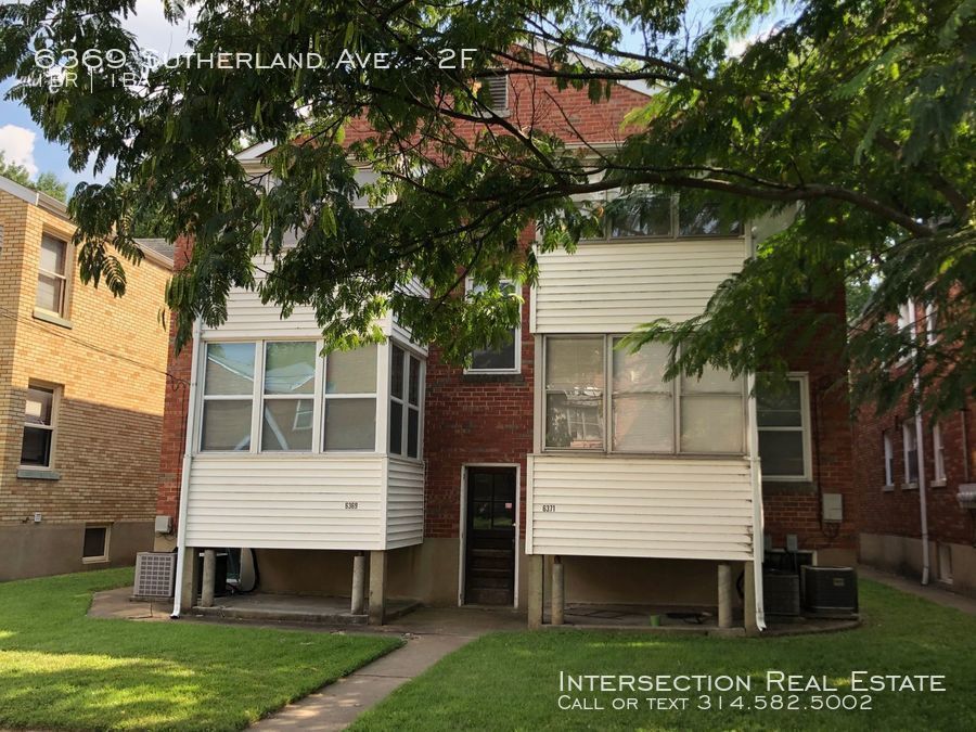 6369 Sutherland Ave. 2F, St. Louis, MO 63109 Intersection Real Estate