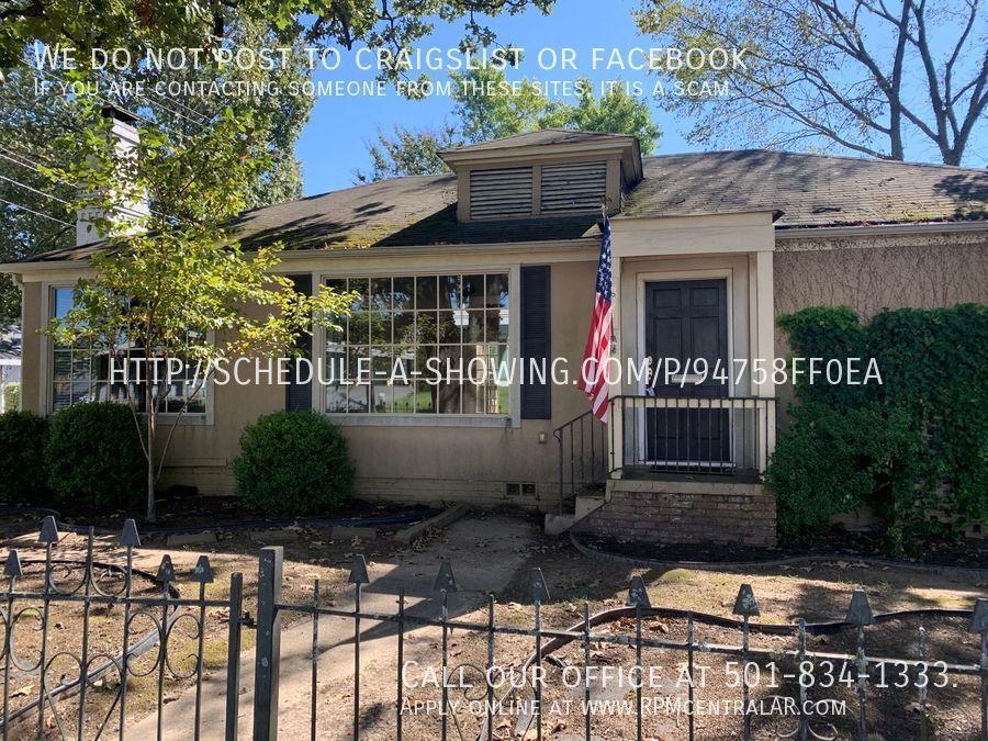 5821 Cantrell Rd., Little Rock, AR 72207 Please be advised of an