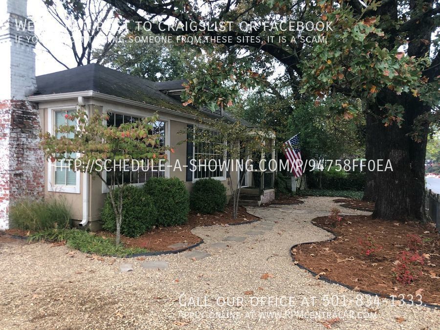 5821 Cantrell Rd., Little Rock, AR 72207 Please be advised of an