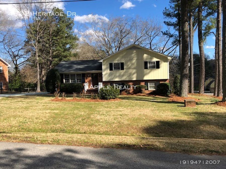 4802 Heritage Dr., Durham, NC 27712 Apple Realty