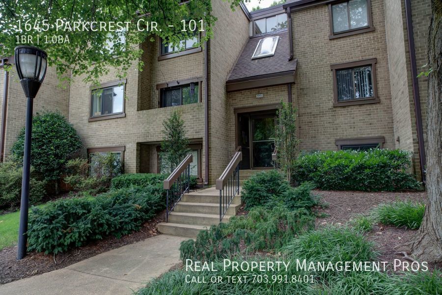 1645 Parkcrest Cir. 101, Reston, VA 20190 Real Property Management Pros