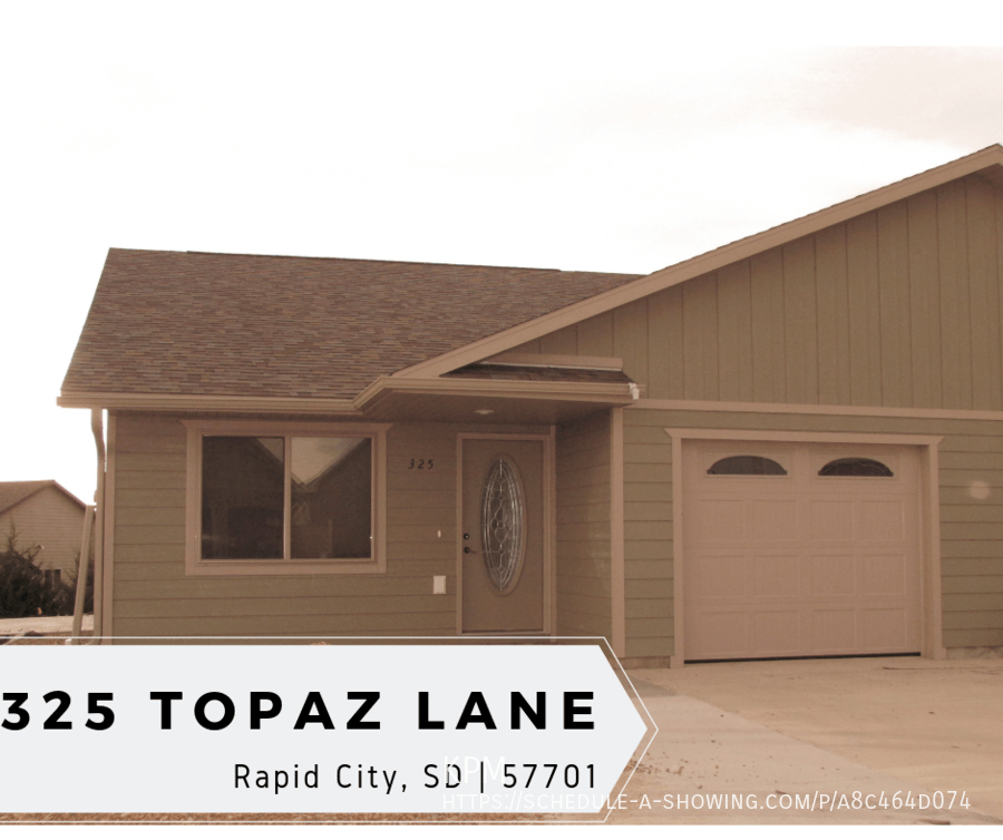 325 Topaz Lane, Rapid City, SD 57701 Kahler Property Management