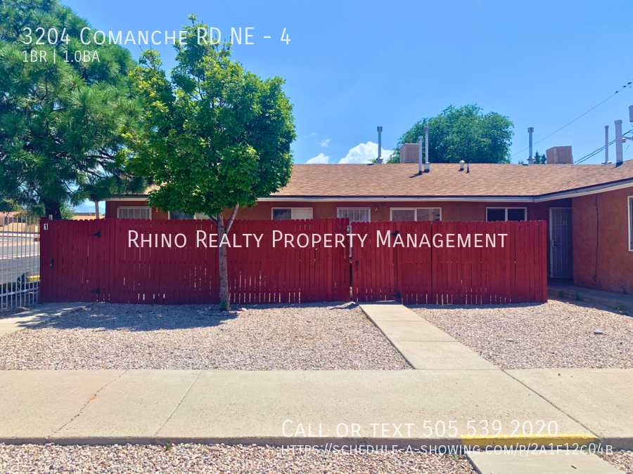 3204 Comanche RD NE Unit 4, Albuquerque, NM 87107 Rhino Realty Property Management