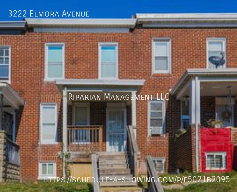 3222 Elmora Avenue, Baltimore, MD 21213 Riparian Management LLC