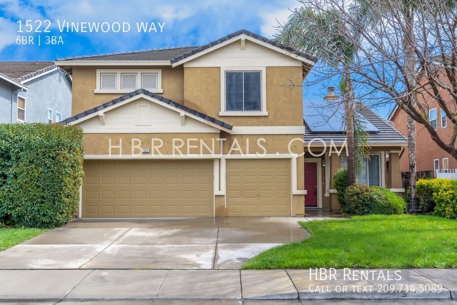 1522 Vinewood way, Tracy, CA 95376 HBR Rentals