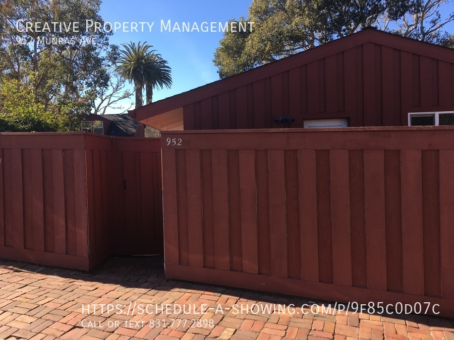 952 Munras Ave., Monterey, CA 93940 Creative Property Management