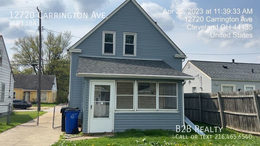 12720 Carrington Ave., Cleveland, OH 44135 B2B Realty