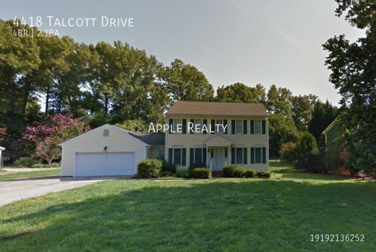 4418 Talcott Drive, Durham, NC 27705 Apple Realty