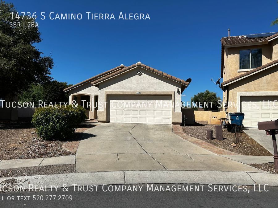 14736 S Camino Tierra Alegra, Sahuarita, AZ 85629 Tucson Realty