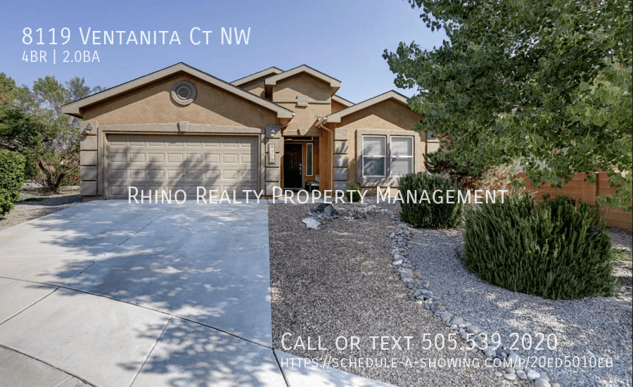 8119 Ventanita Ct NW, Albuquerque, NM 87114 Rhino Realty Property Management
